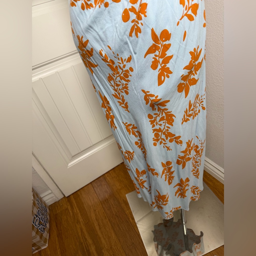 HELLO MOLLY LEAVE ME LOVING YOU MIDI DRESS BLUE 6 - Picture 5 of 11